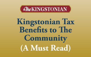 Kingstonian Tax Benefits to The Community