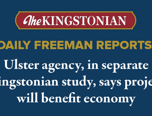 Ulster agency, in separate Kingstonian study, says project will benefit economy