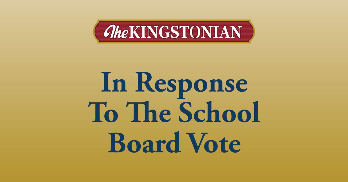 In Response To The School Board Vote